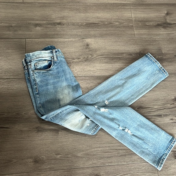 BLANKNYC Five Pocket Distressed Ripped Jeans Size 28 - Picture 9 of 9